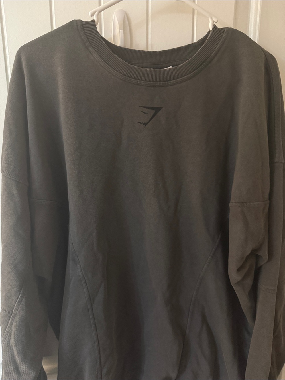Gymshark Men's Crewneck Sweatshirt - Dark Charcoal
